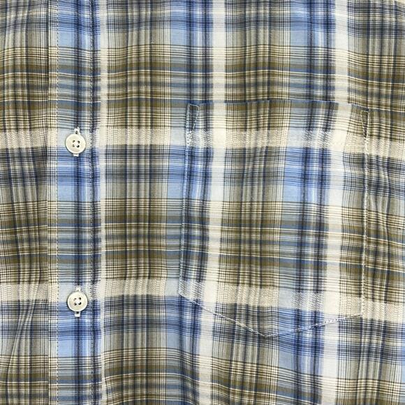 Duke’s Sportswear Men’s Cotton Blend Plaid Short Sleeve Button Up Shirt Size 2XL - Picture 7 of 11